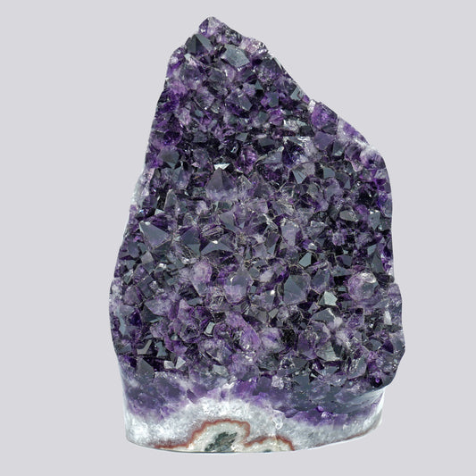 19.86 lbs Unique Collectors Quality Amethyst Geode - Large Natural Deep Purple Crystal Cluster Stone from Uruguay