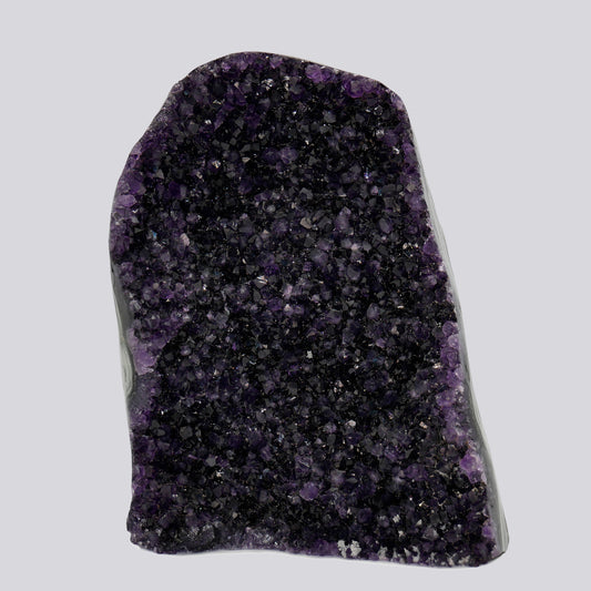 9.79 lbs Large Natural Deep Purple Crystal Cluster Stone from Uruguay