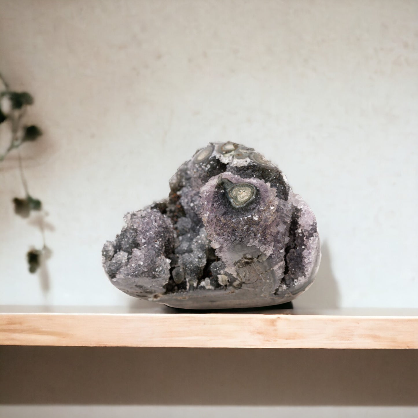 Raw AAA+ Amethyst Crystal Geode – 0.76 lbs, 3.5x2.5x2.5 in Exclusive and Rare Rock from Uruguay