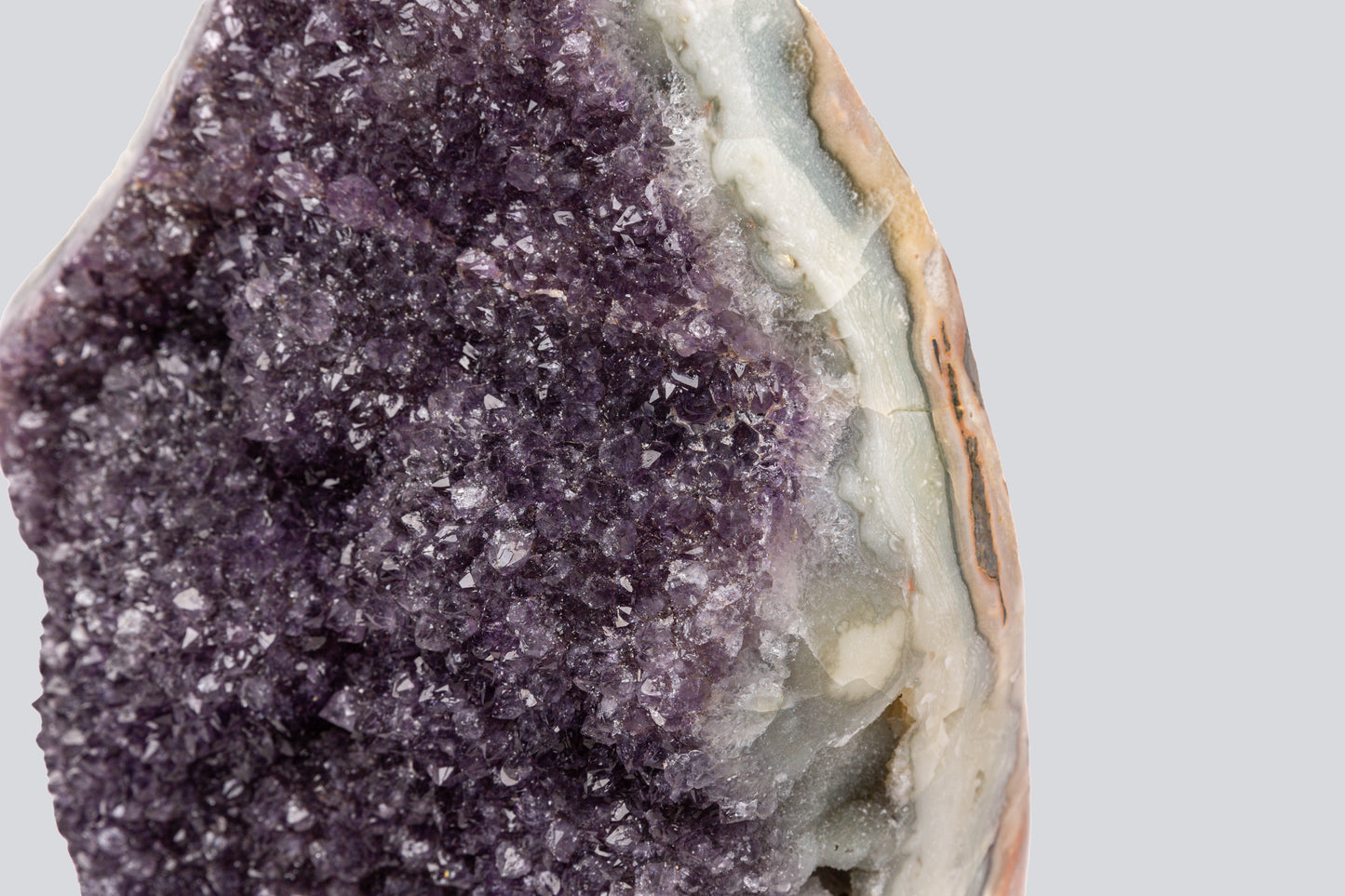 26.67 lb Natural Amethyst Geode - Super Large Crystal Cluster Stone from Uruguay Raw Geode Quartz - Purple Color