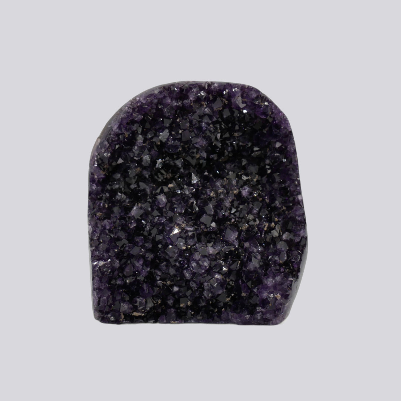 3.11 lbs Natural Deep Purple Crystal Cluster Stone from Uruguay